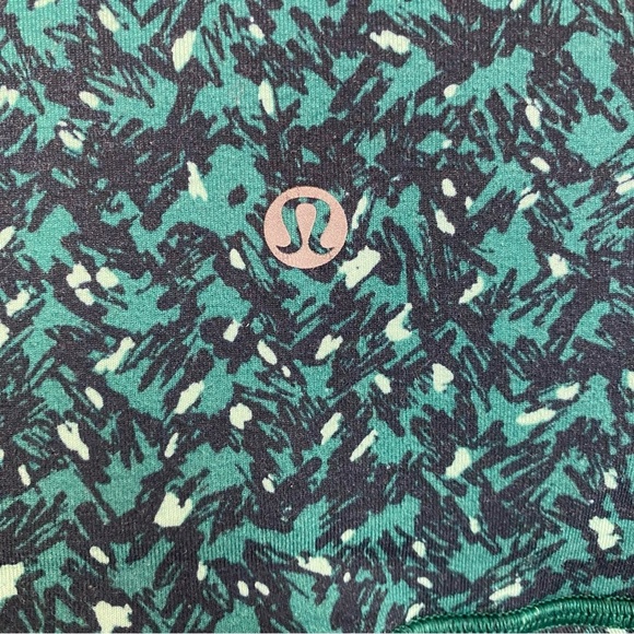 Lululemon Wunder Under Pant Womens Size 4 Leggings Hi Rise Mountain Peaks Teal - Picture 4 of 11